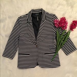 Pretty Little Liars/Blue & White Striped Blazer